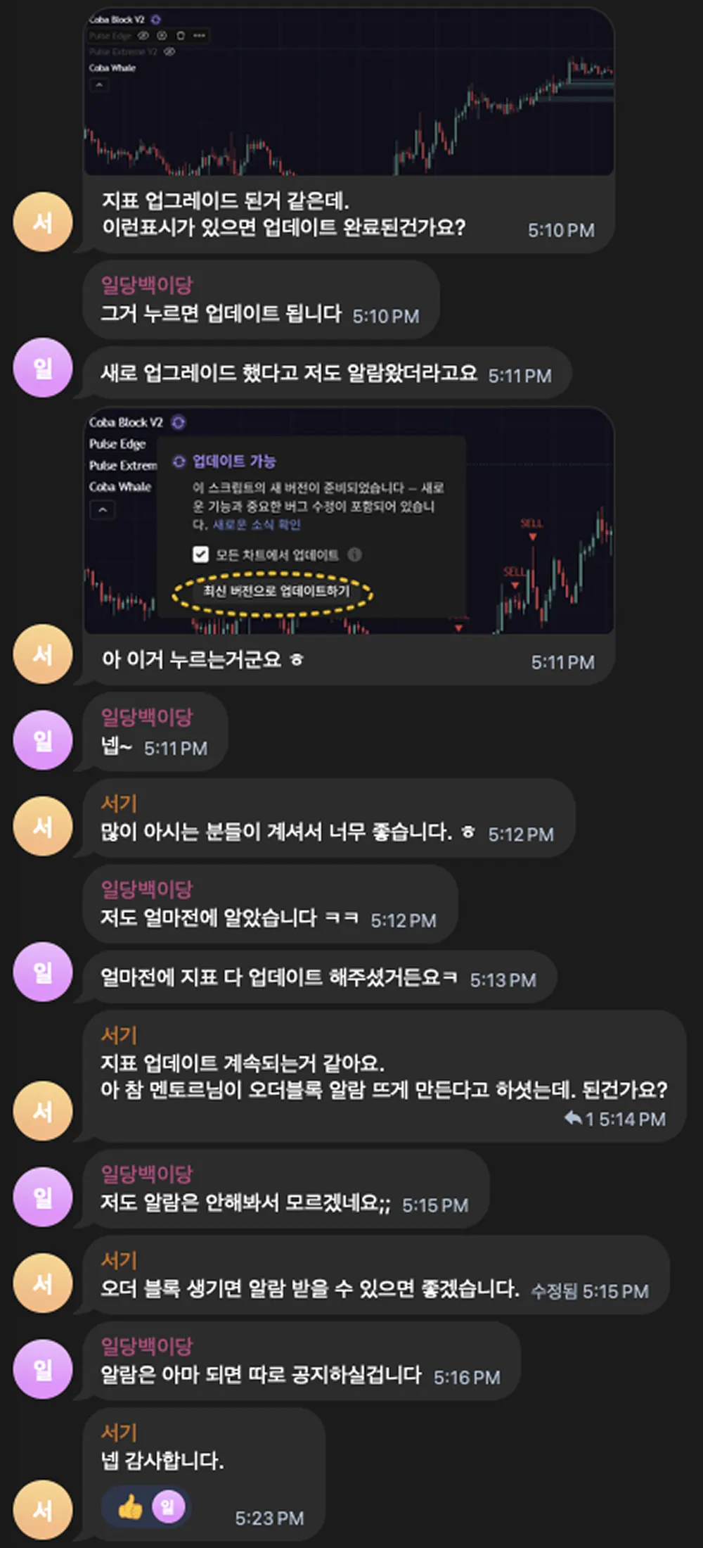 지표 업데이트 안내